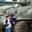 They even have a Sherman tank!